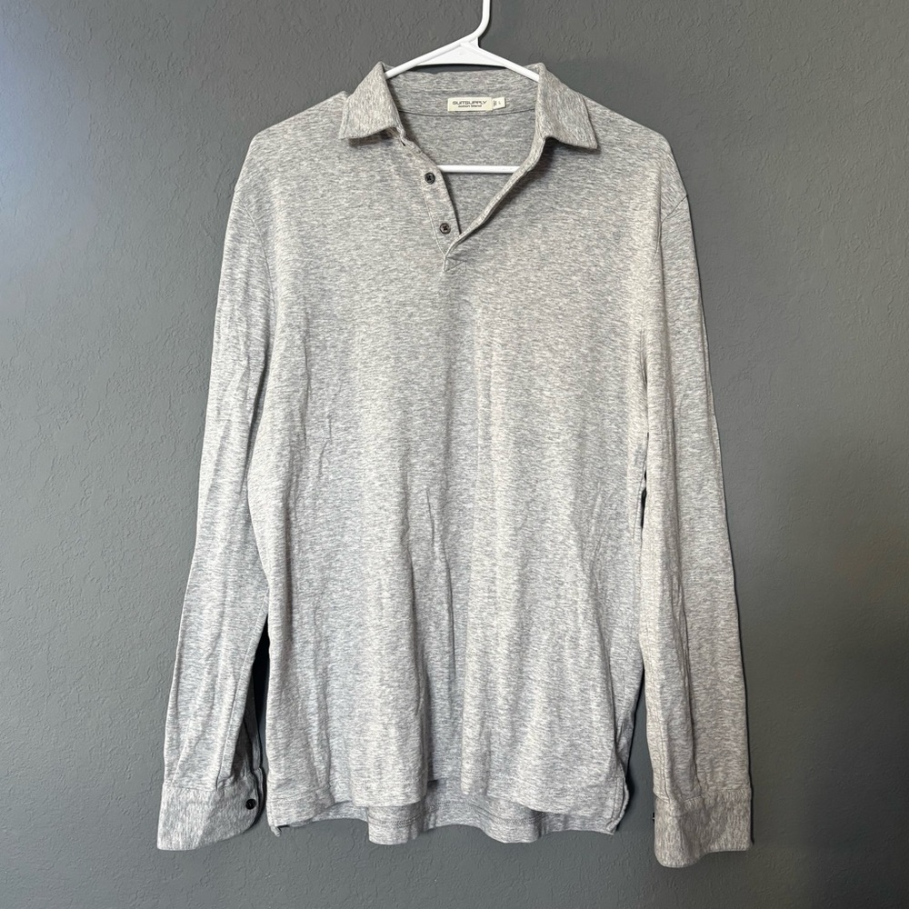 Suitsupply Light Gray Casual Collared Shirt